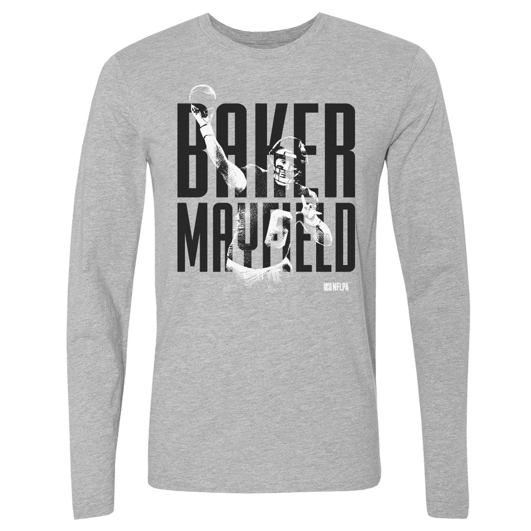 Baker Mayfield Men&#39;s Long Sleeve T-Shirt | 500 LEVEL