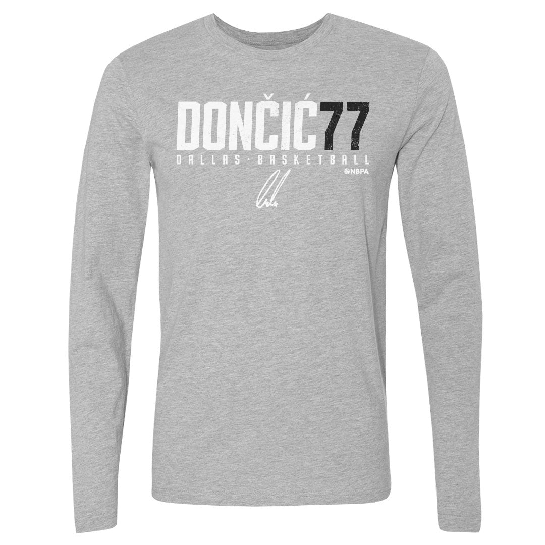 Luka Doncic Men&#39;s Long Sleeve T-Shirt | 500 LEVEL