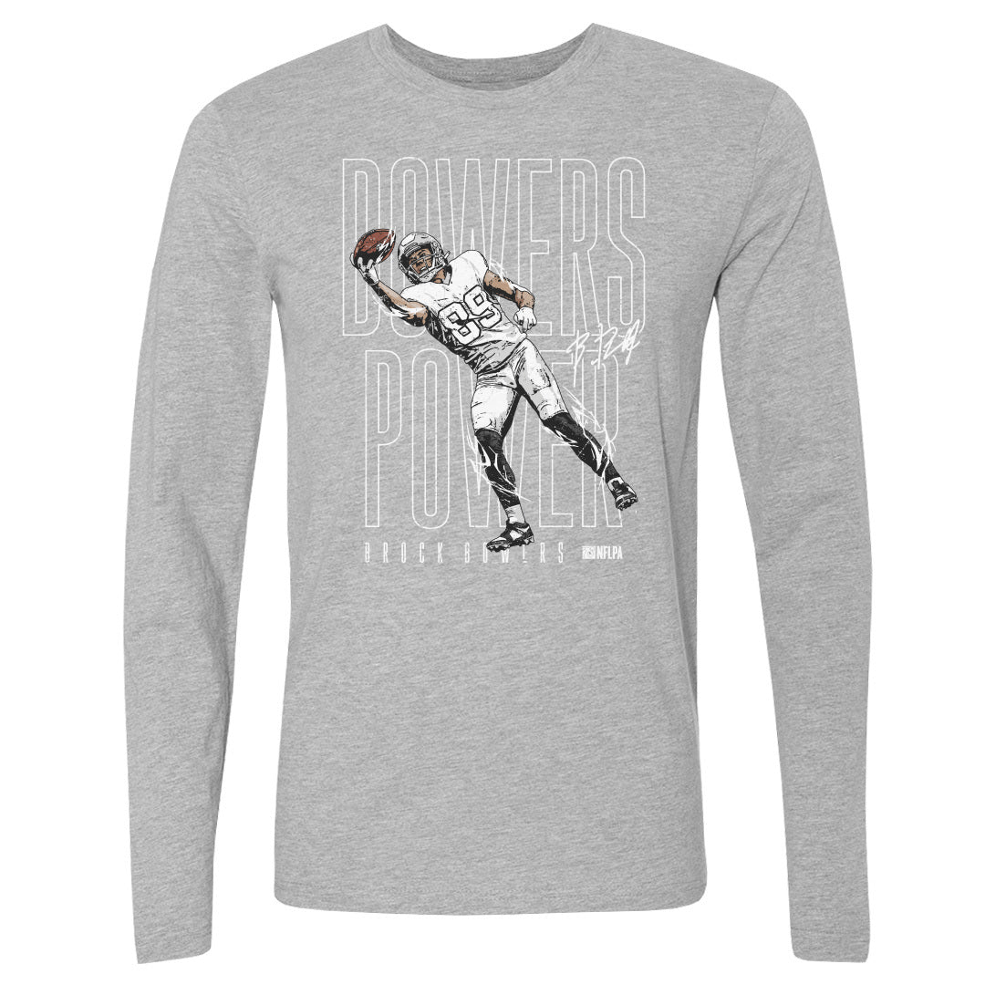 Brock Bowers Men&#39;s Long Sleeve T-Shirt | 500 LEVEL