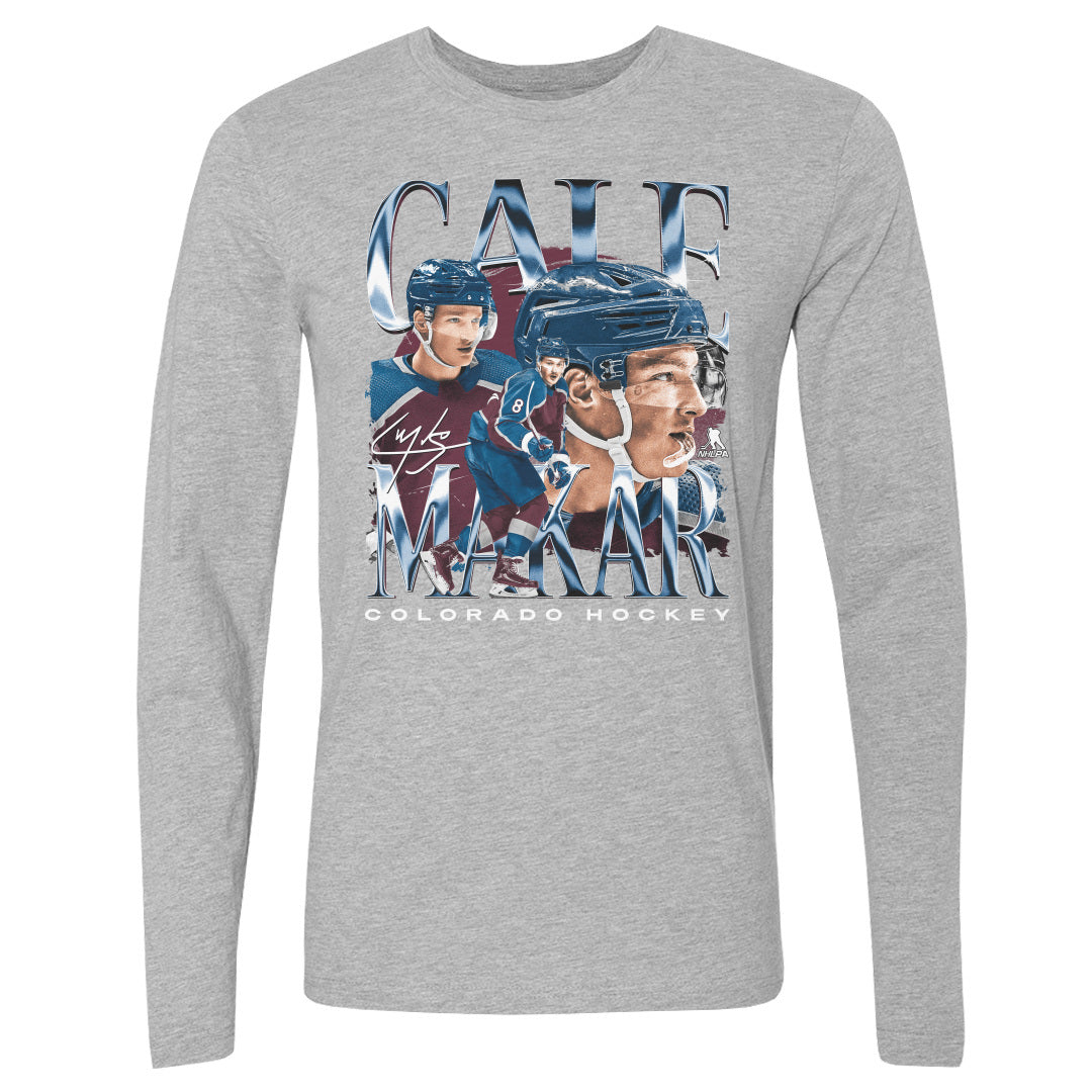 Cale Makar Men&#39;s Long Sleeve T-Shirt | 500 LEVEL