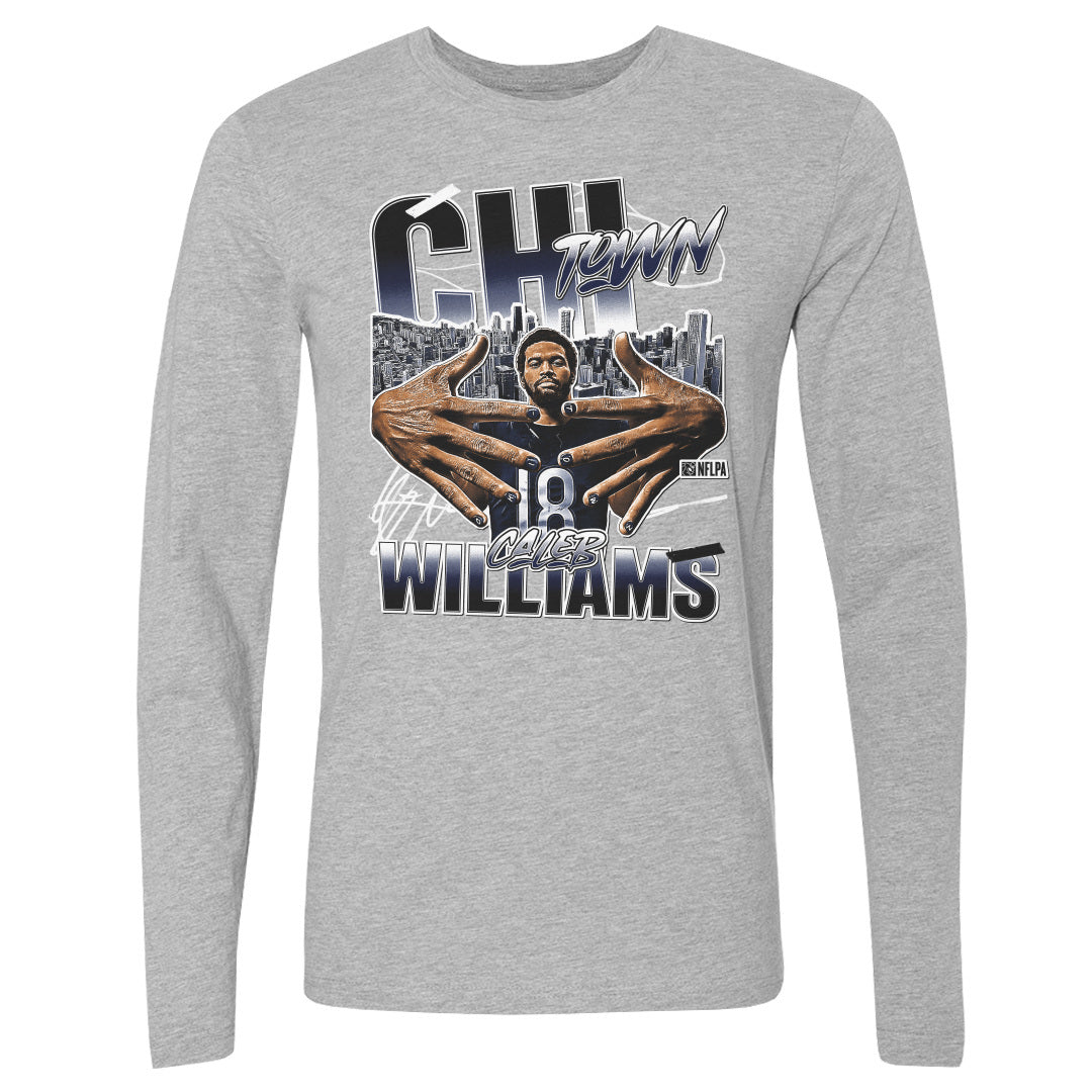 Caleb Williams Men&#39;s Long Sleeve T-Shirt | 500 LEVEL