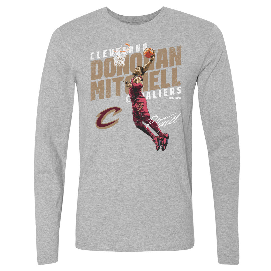 Donovan Mitchell Men&#39;s Long Sleeve T-Shirt | 500 LEVEL