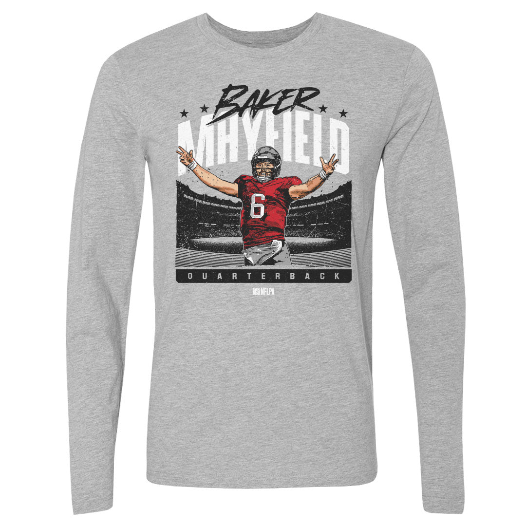 Baker Mayfield Men&#39;s Long Sleeve T-Shirt | 500 LEVEL