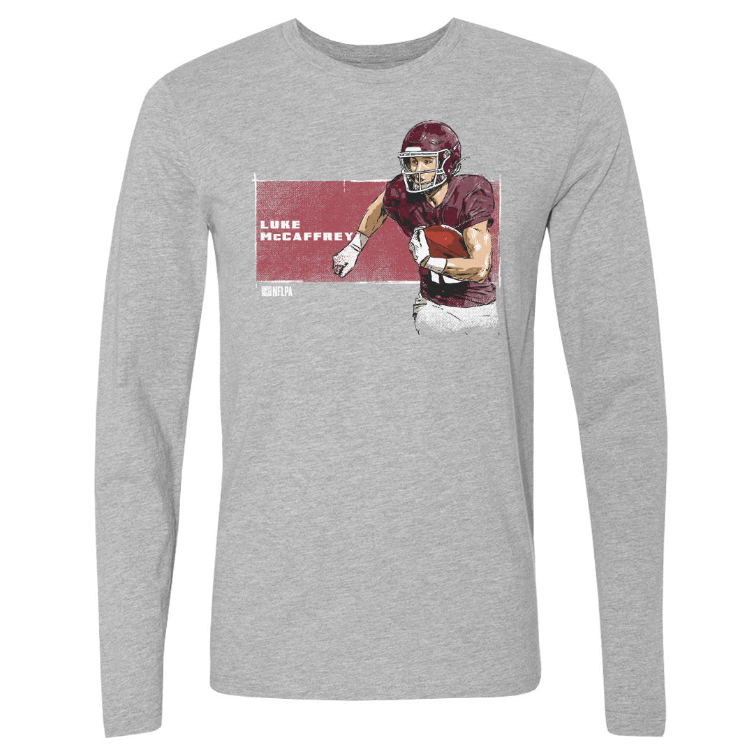 Luke McCaffrey Men&#39;s Long Sleeve T-Shirt | 500 LEVEL