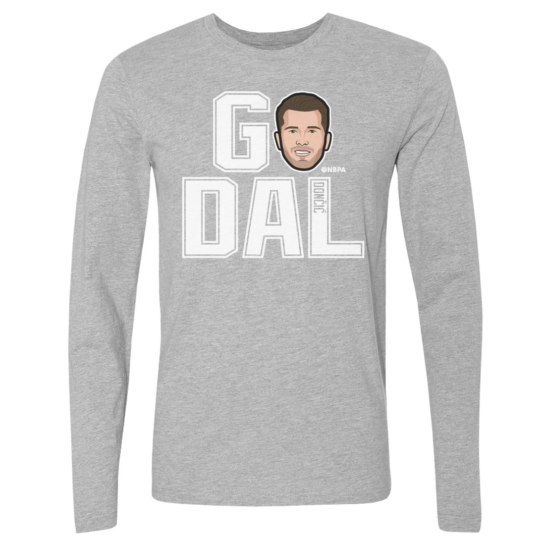 Luka Doncic Men&#39;s Long Sleeve T-Shirt | 500 LEVEL