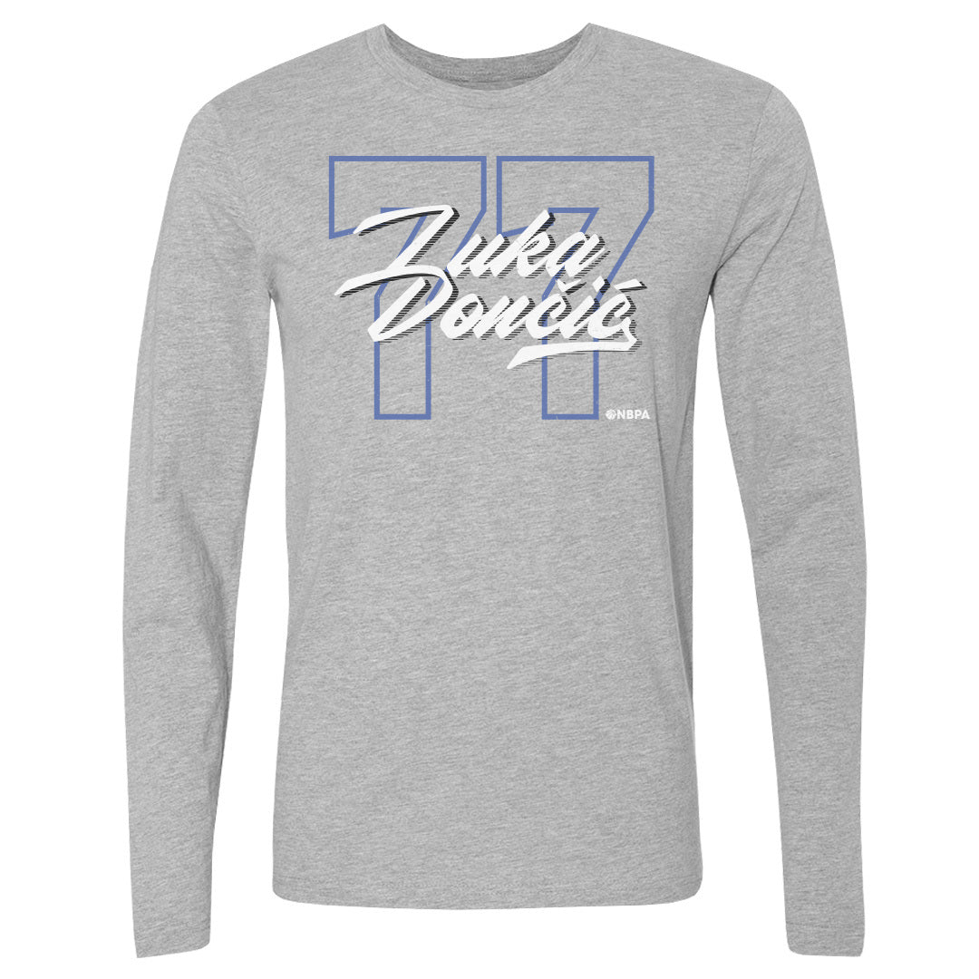 Luka Doncic Men&#39;s Long Sleeve T-Shirt | 500 LEVEL