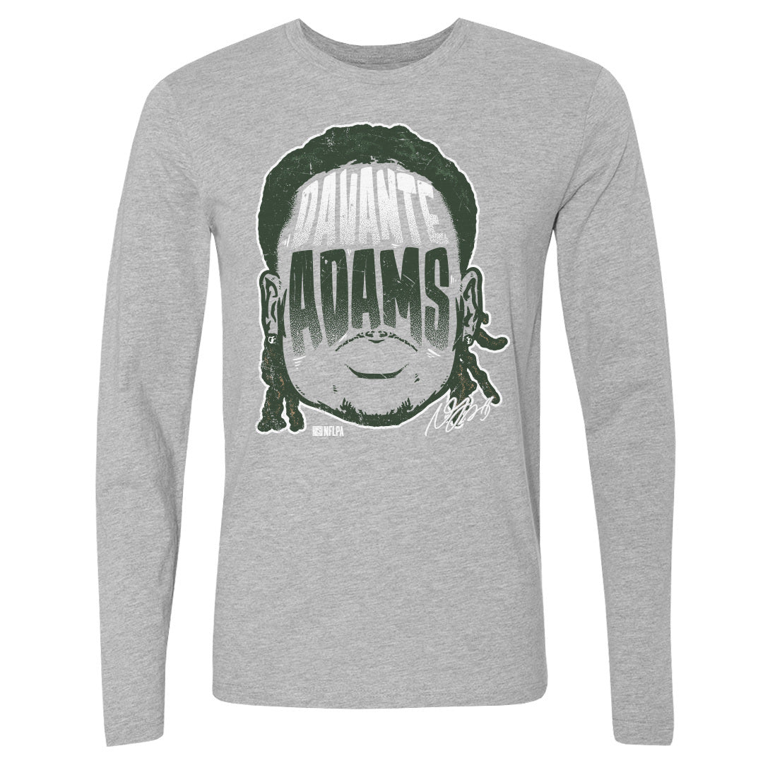 Davante Adams Men&#39;s Long Sleeve T-Shirt | 500 LEVEL