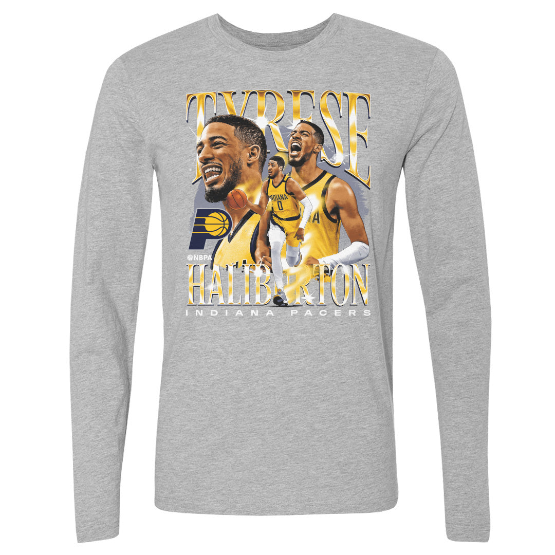 Tyrese Haliburton Men&#39;s Long Sleeve T-Shirt | 500 LEVEL