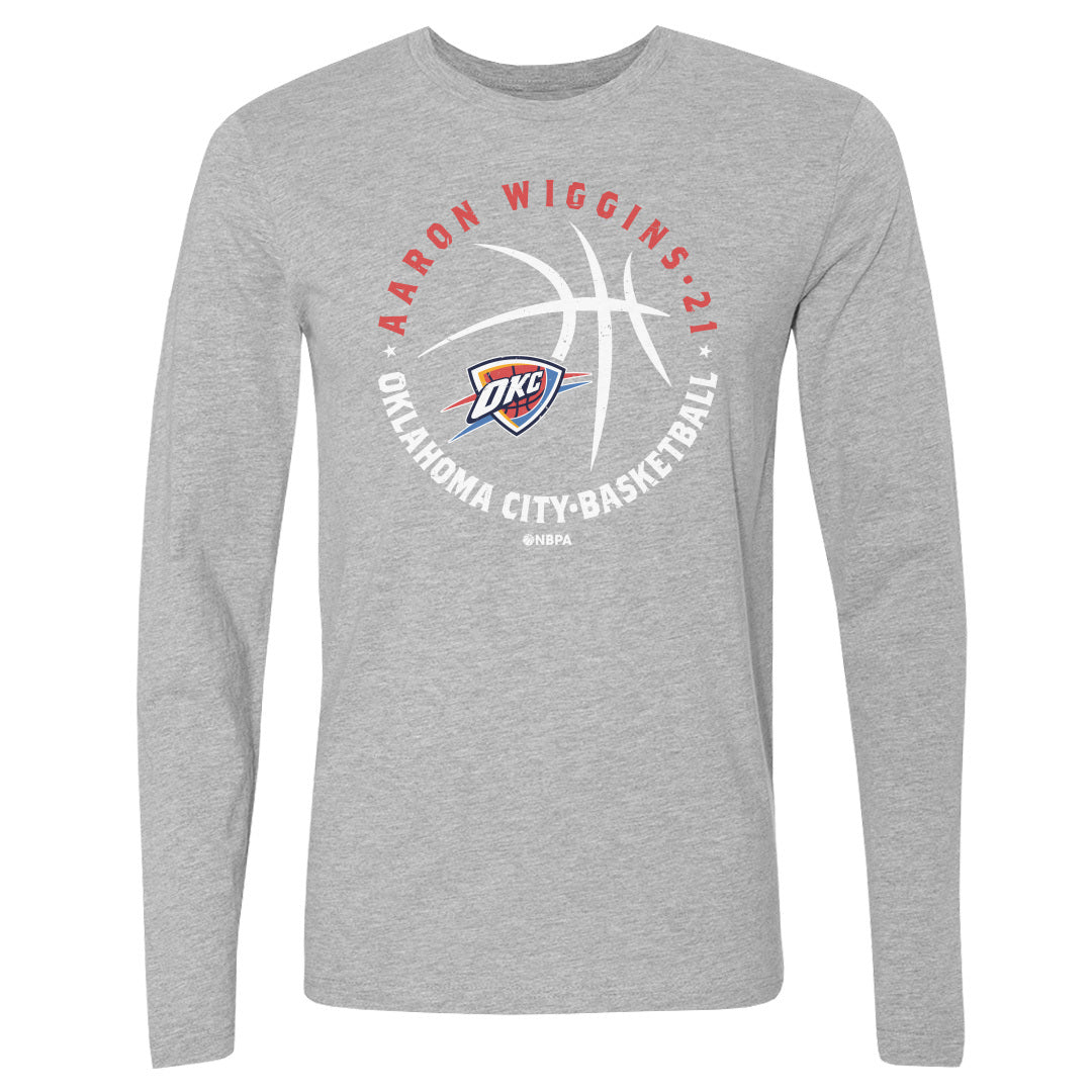 Aaron Wiggins Men&#39;s Long Sleeve T-Shirt | 500 LEVEL