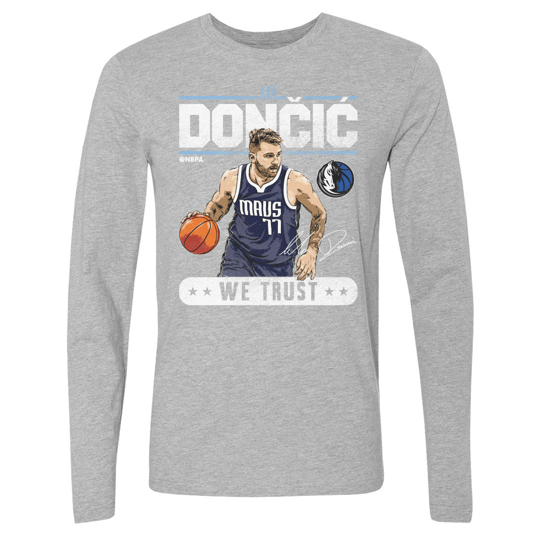 Luka Doncic Men&#39;s Long Sleeve T-Shirt | 500 LEVEL