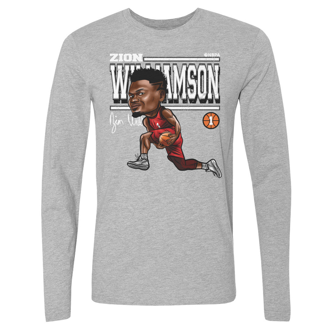 Zion Williamson Men&#39;s Long Sleeve T-Shirt | 500 LEVEL