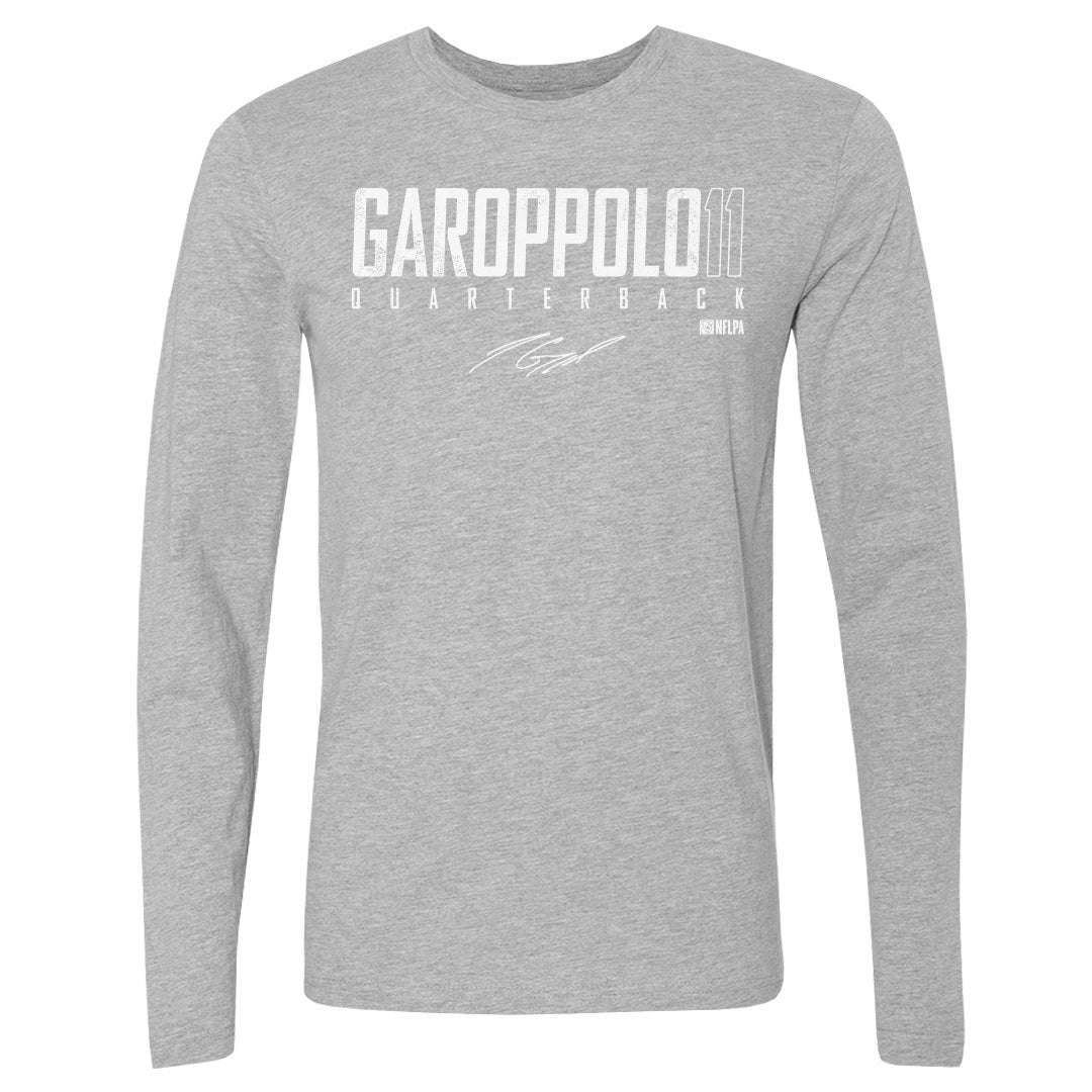 Jimmy Garoppolo Men&#39;s Long Sleeve T-Shirt | 500 LEVEL