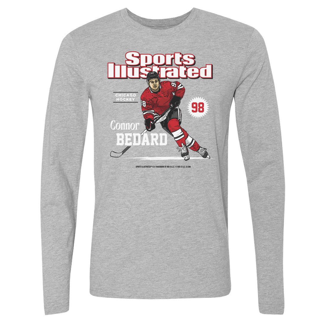 Connor Bedard Men&#39;s Long Sleeve T-Shirt | 500 LEVEL