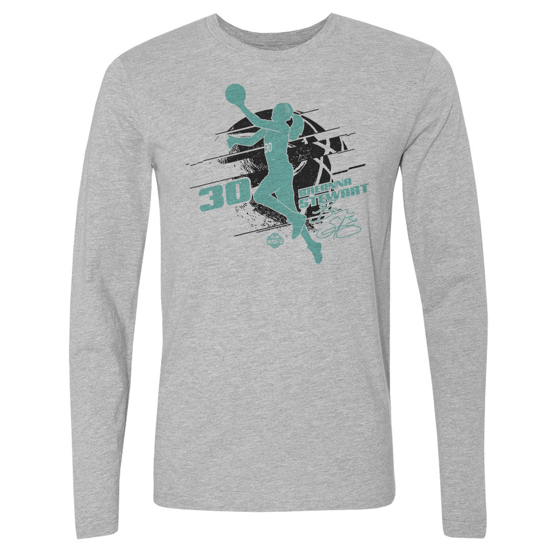 Breanna Stewart Men&#39;s Long Sleeve T-Shirt | 500 LEVEL