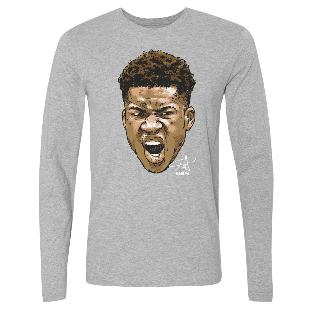 Giannis Antetokounmpo Men&#39;s Long Sleeve T-Shirt | 500 LEVEL