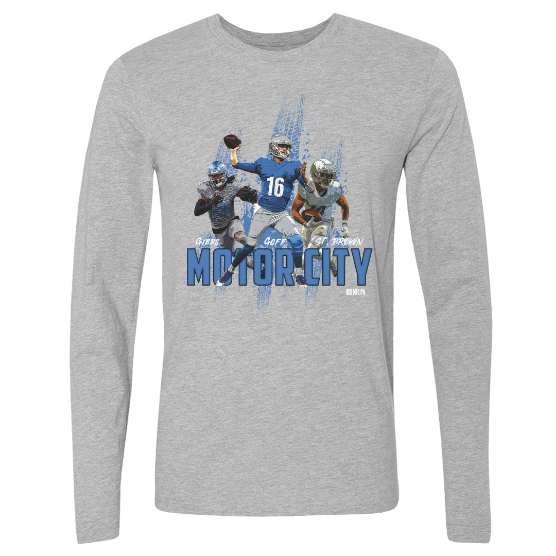 Detroit Men&#39;s Long Sleeve T-Shirt | 500 LEVEL