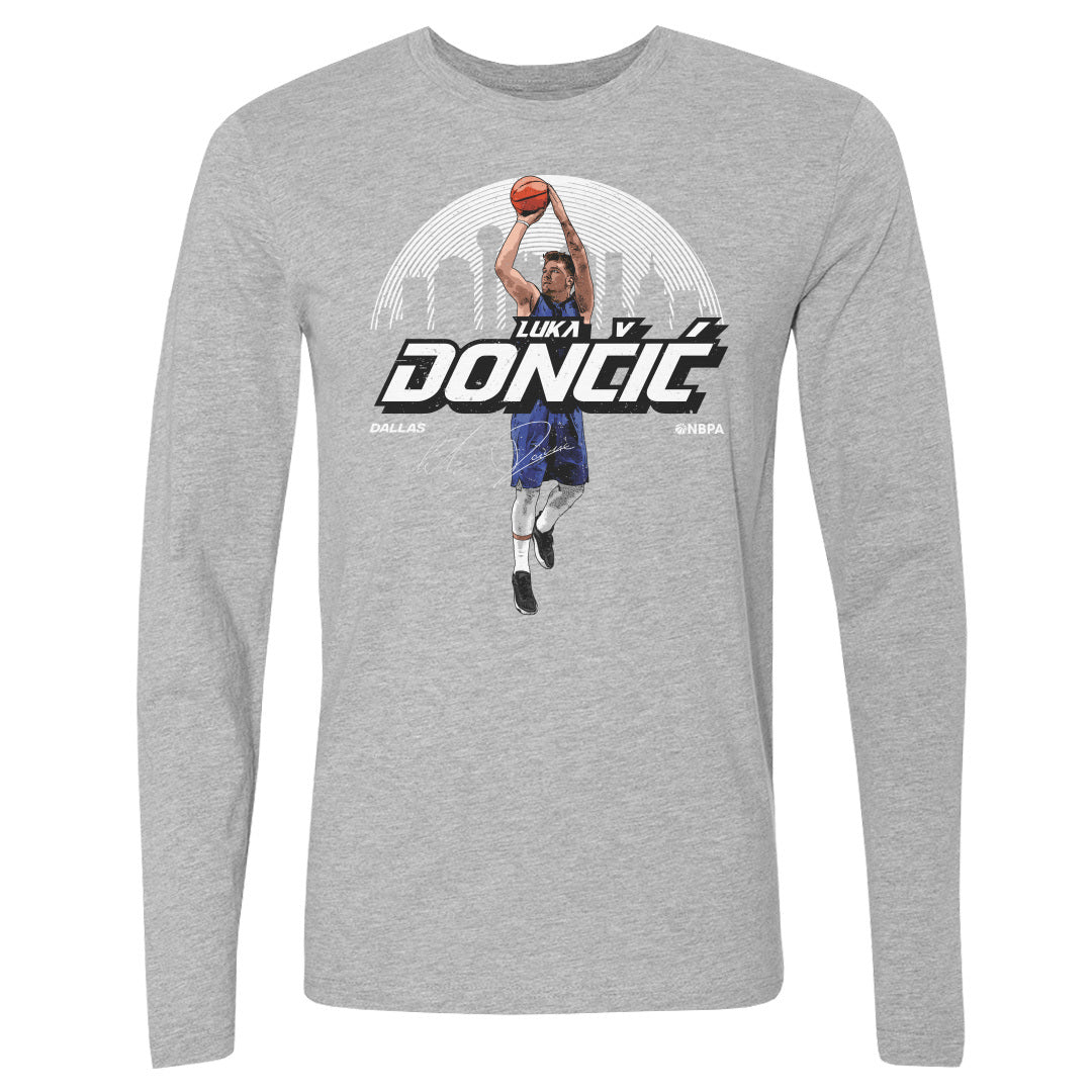 Luka Doncic Men&#39;s Long Sleeve T-Shirt | 500 LEVEL