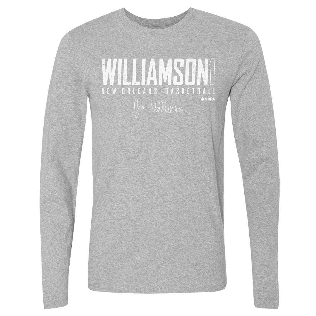 Zion Williamson Men&#39;s Long Sleeve T-Shirt | 500 LEVEL