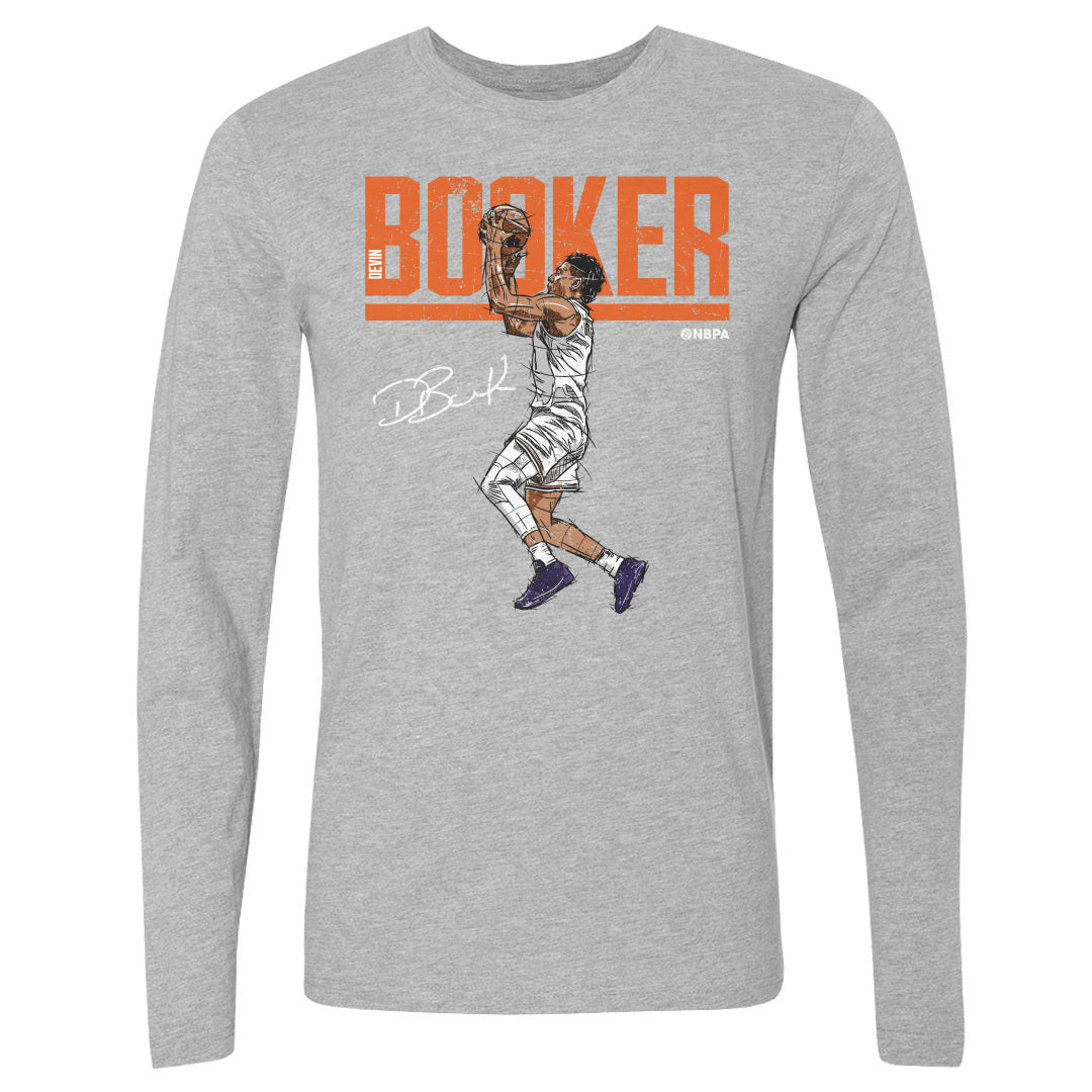 Devin Booker Men&#39;s Long Sleeve T-Shirt | 500 LEVEL