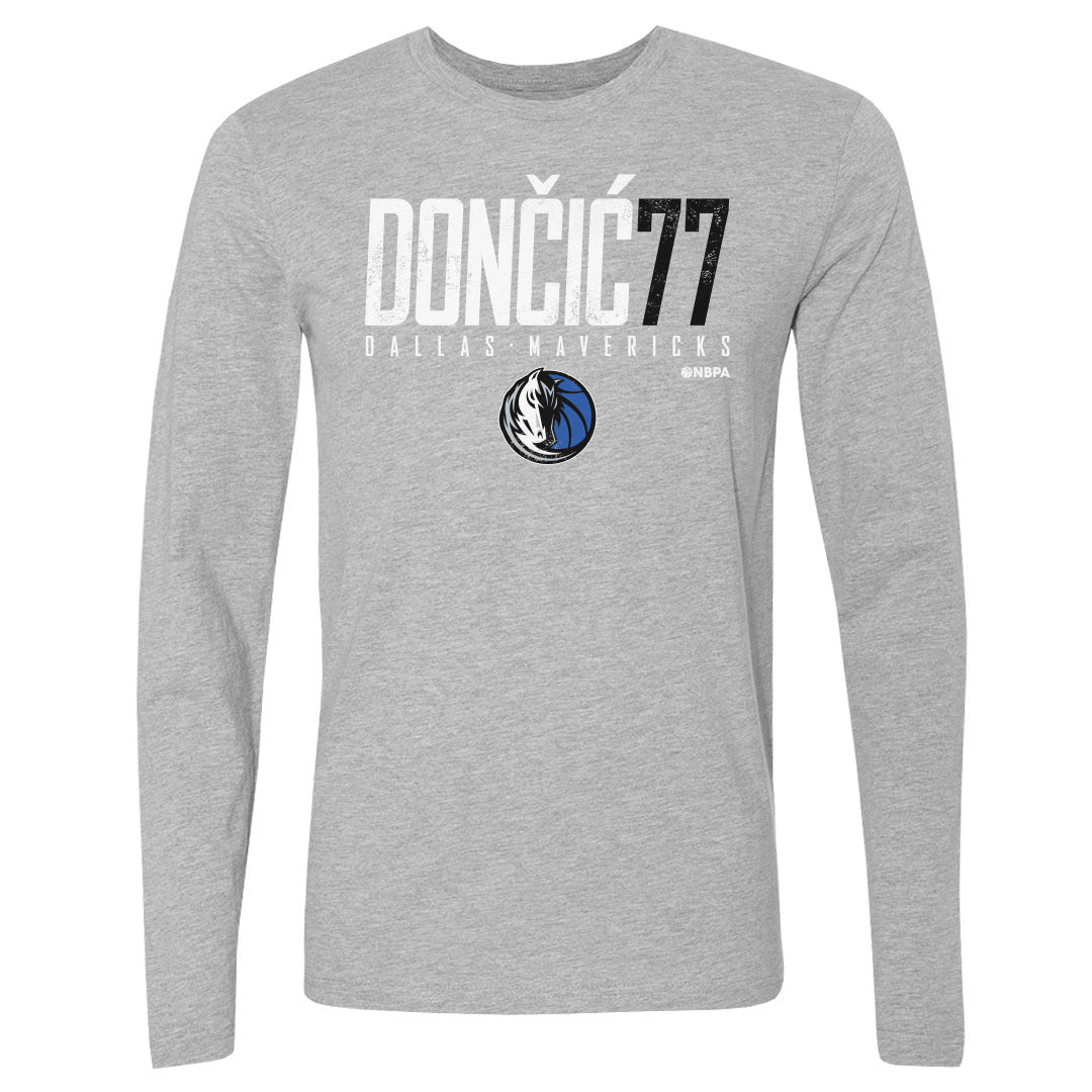 Luka Doncic Men&#39;s Long Sleeve T-Shirt | 500 LEVEL