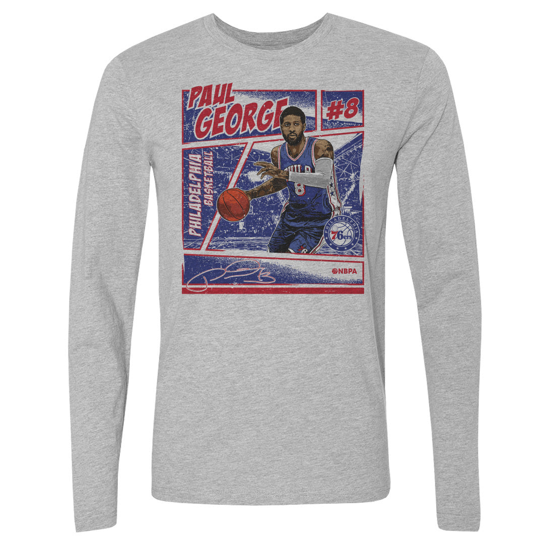 Paul George Men&#39;s Long Sleeve T-Shirt | 500 LEVEL