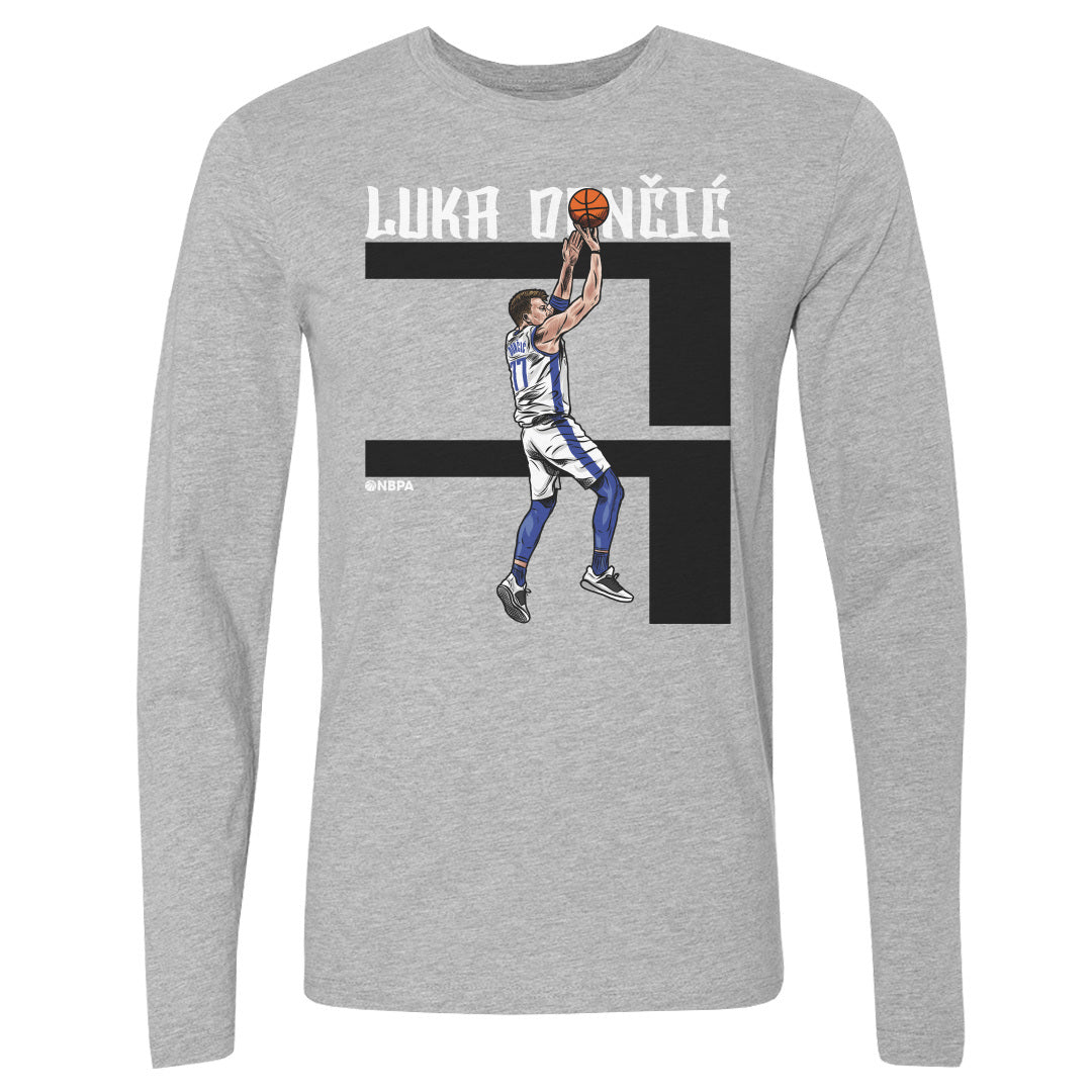 Luka Doncic Men&#39;s Long Sleeve T-Shirt | 500 LEVEL