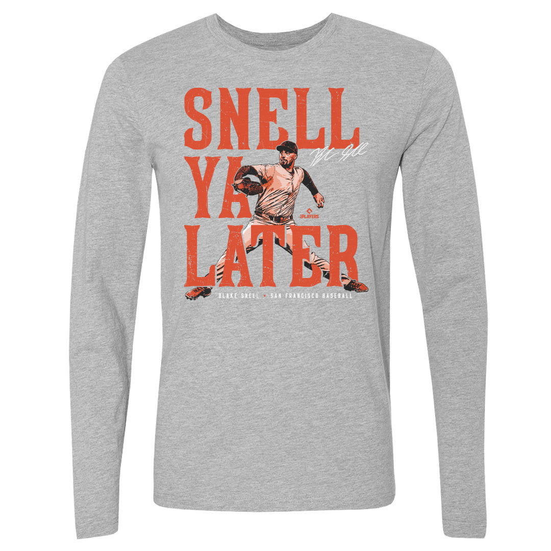 Blake Snell Men&#39;s Long Sleeve T-Shirt | 500 LEVEL