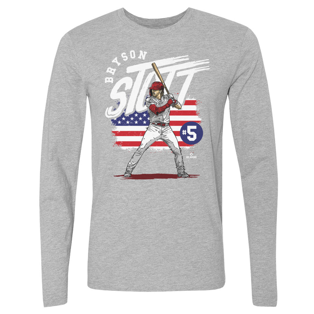 Bryson Stott Men&#39;s Long Sleeve T-Shirt | 500 LEVEL