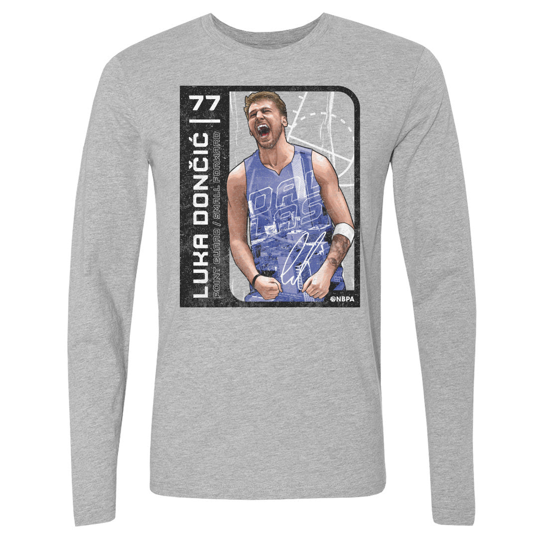 Luka Doncic Men&#39;s Long Sleeve T-Shirt | 500 LEVEL