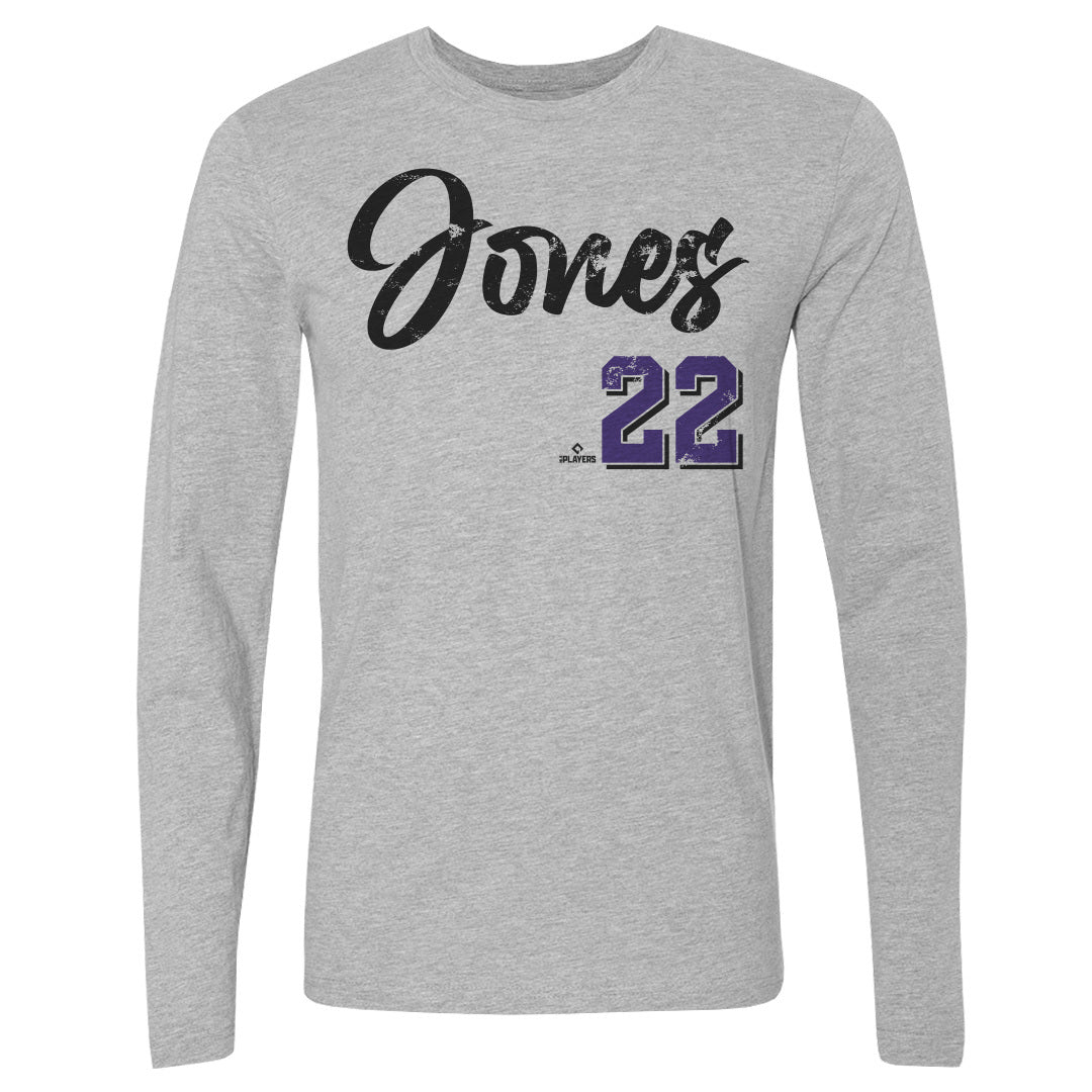 Nolan Jones Men&#39;s Long Sleeve T-Shirt | 500 LEVEL