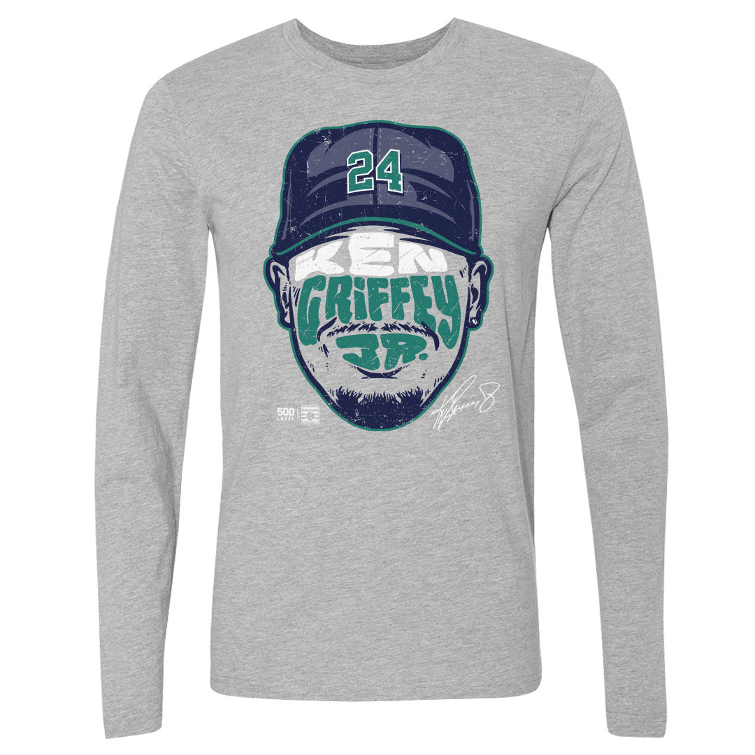 Ken Griffey Jr. Men&#39;s Long Sleeve T-Shirt | 500 LEVEL