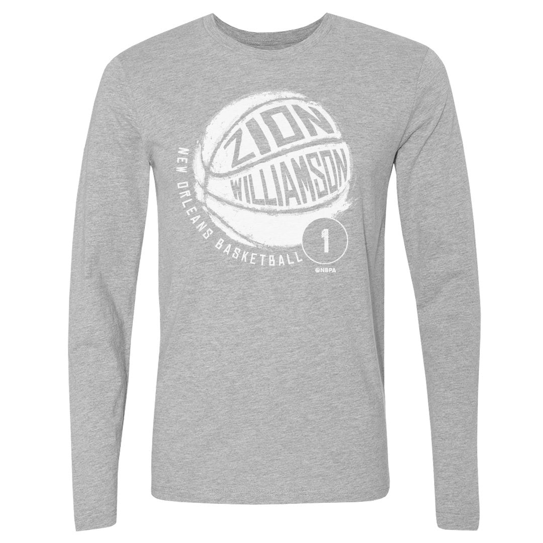 Zion Williamson Men&#39;s Long Sleeve T-Shirt | 500 LEVEL