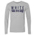 Keion White Men's Long Sleeve T-Shirt | 500 LEVEL