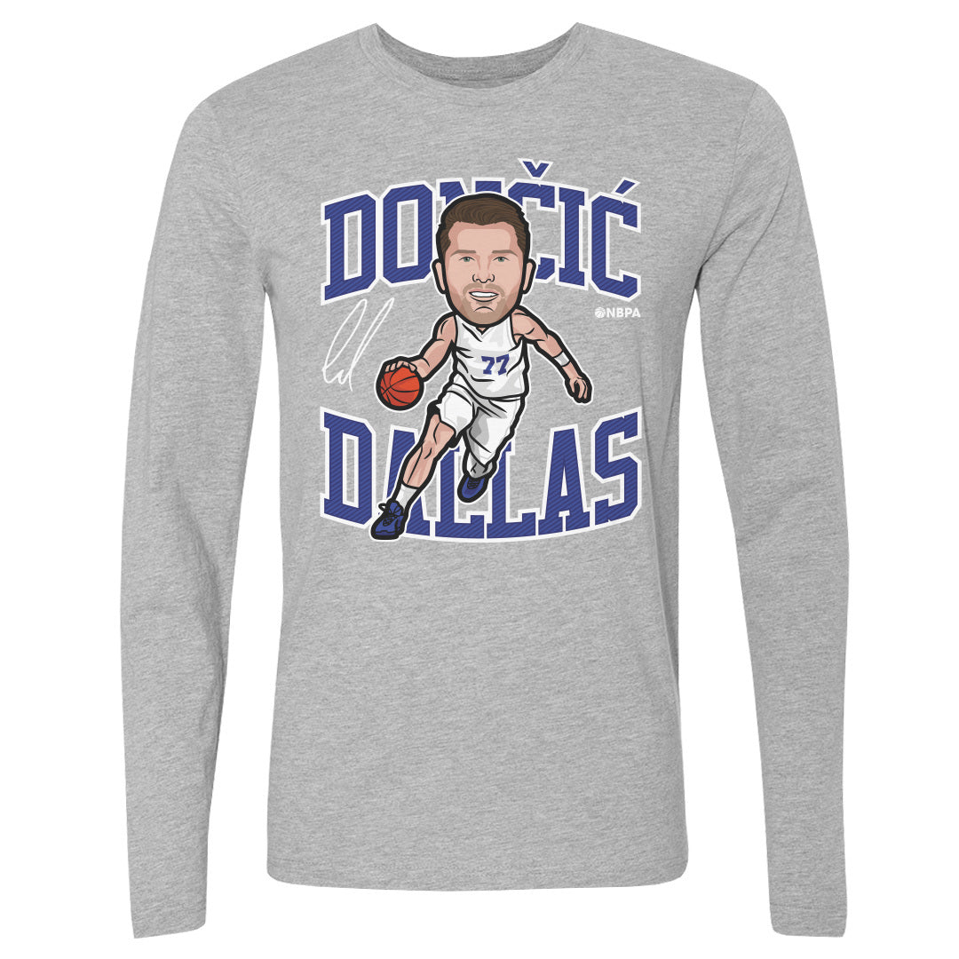 Luka Doncic Men&#39;s Long Sleeve T-Shirt | 500 LEVEL