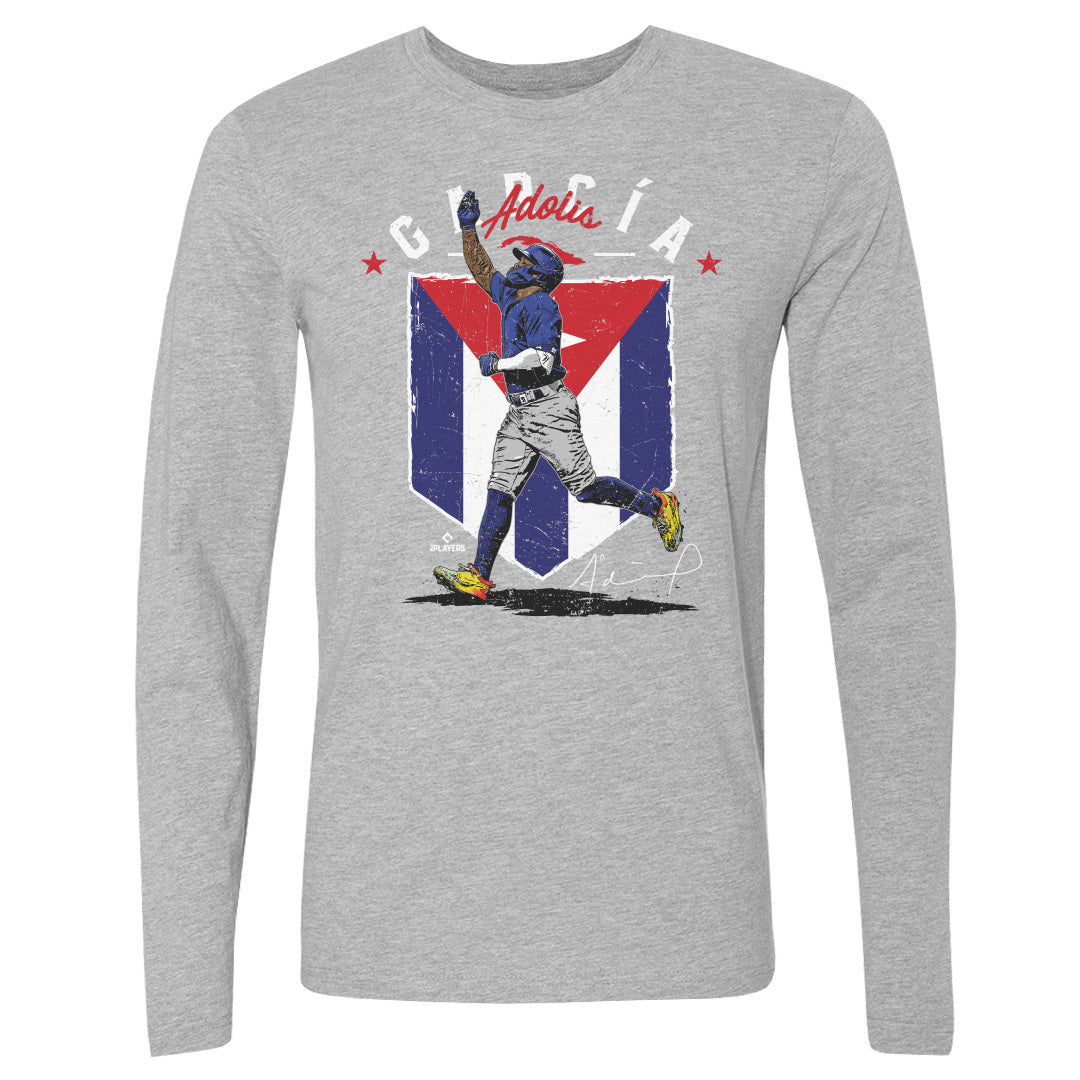 Adolis Garcia Men&#39;s Long Sleeve T-Shirt | 500 LEVEL