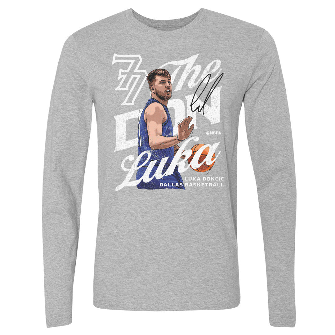 Luka Doncic Men&#39;s Long Sleeve T-Shirt | 500 LEVEL