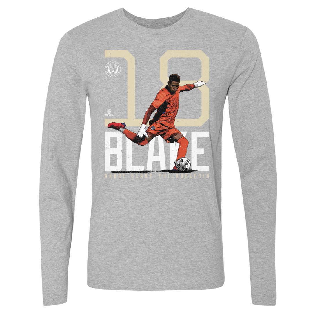 Andre Blake Men&#39;s Long Sleeve T-Shirt | 500 LEVEL