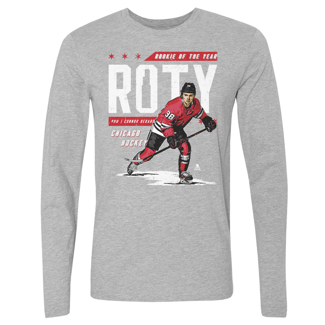 Connor Bedard Men&#39;s Long Sleeve T-Shirt | 500 LEVEL