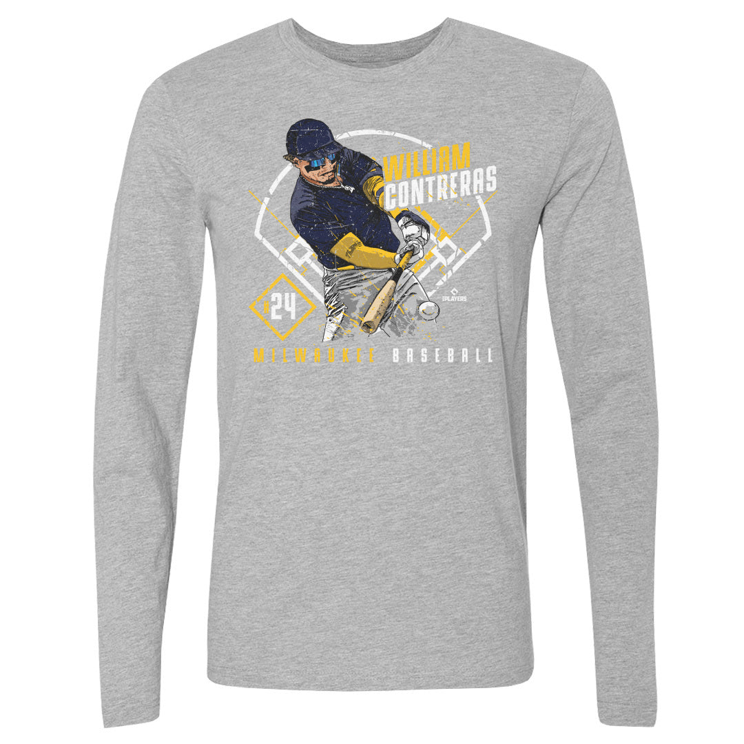 William Contreras Men&#39;s Long Sleeve T-Shirt | 500 LEVEL