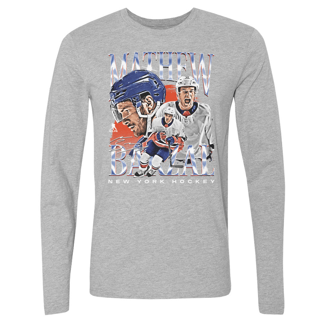 Mathew Barzal Men&#39;s Long Sleeve T-Shirt | 500 LEVEL