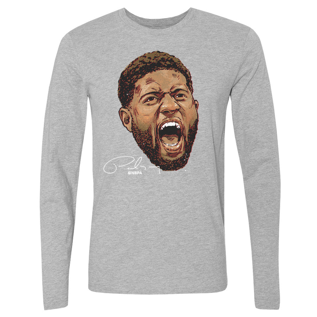 Paul George Men&#39;s Long Sleeve T-Shirt | 500 LEVEL