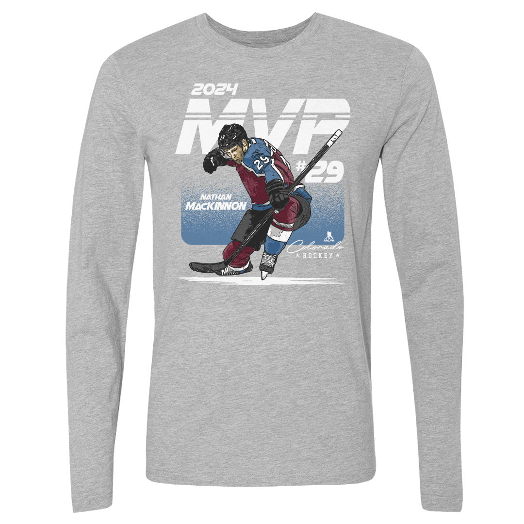 Nathan MacKinnon Men&#39;s Long Sleeve T-Shirt | 500 LEVEL