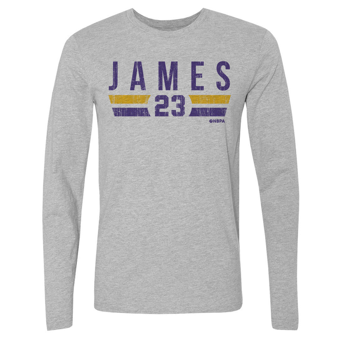 LeBron James Men&#39;s Long Sleeve T-Shirt | 500 LEVEL