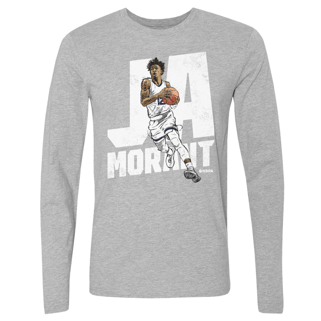 Ja Morant Men&#39;s Long Sleeve T-Shirt | 500 LEVEL