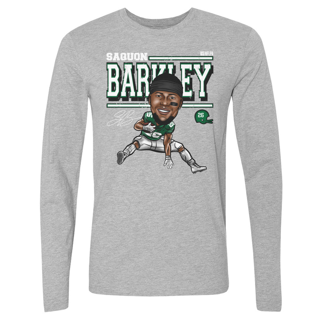 Saquon Barkley Men&#39;s Long Sleeve T-Shirt | 500 LEVEL