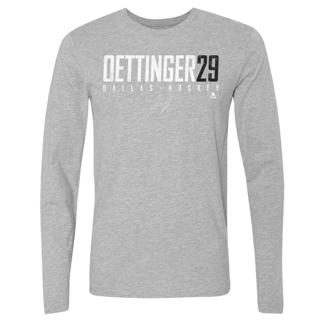 Jake Oettinger Men&#39;s Long Sleeve T-Shirt | 500 LEVEL