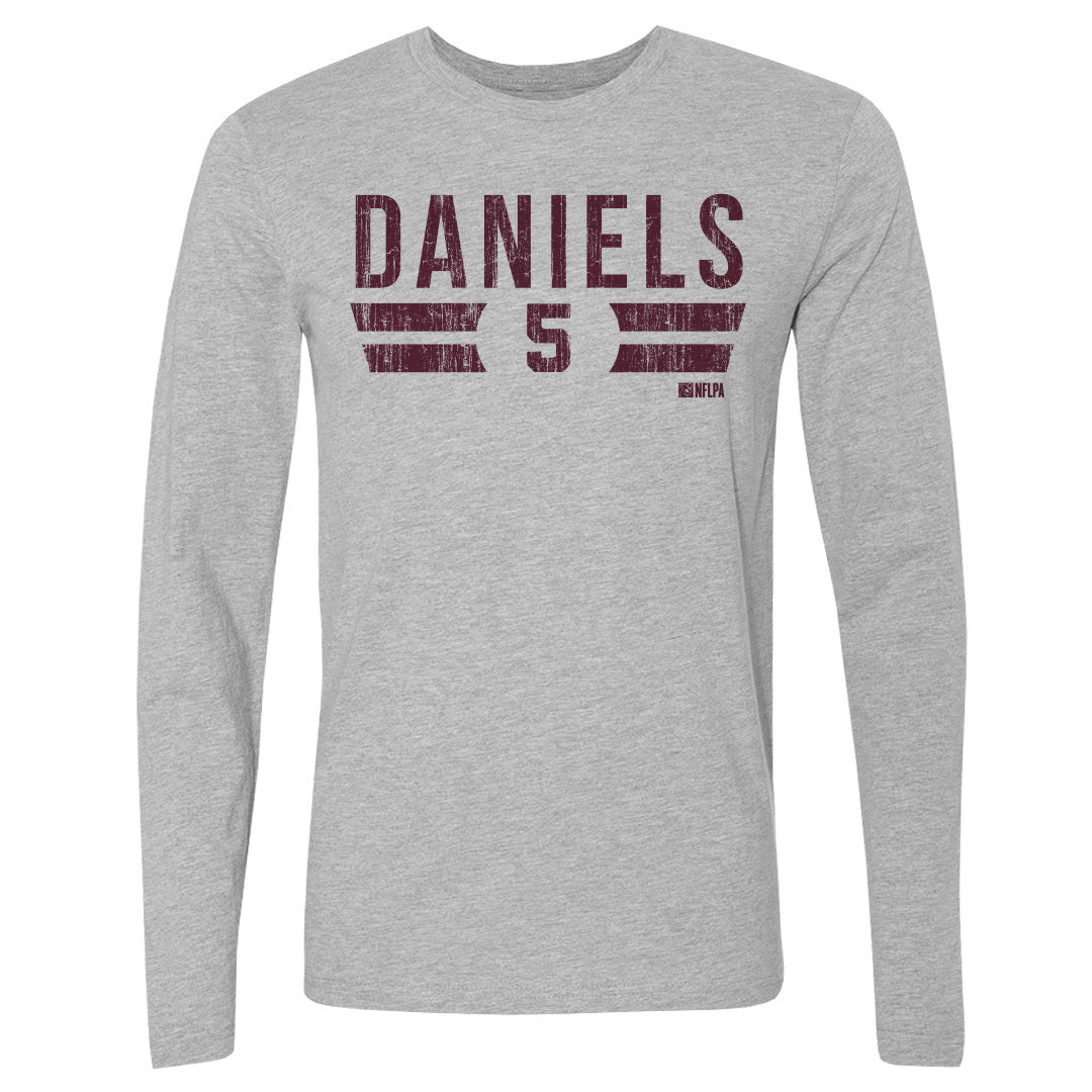 Jayden Daniels Men&#39;s Long Sleeve T-Shirt | 500 LEVEL