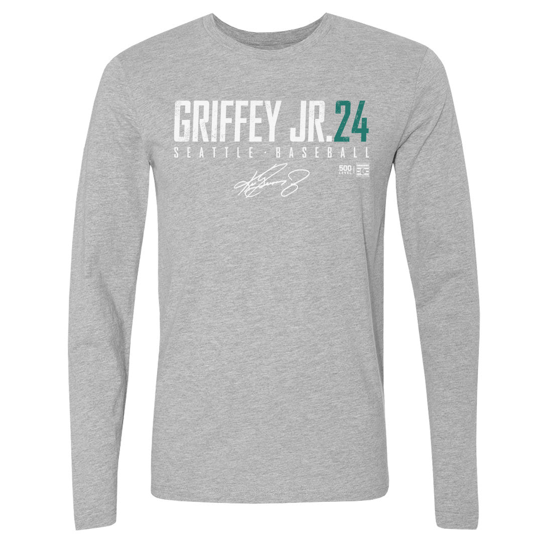 Ken Griffey Jr. Men&#39;s Long Sleeve T-Shirt | 500 LEVEL