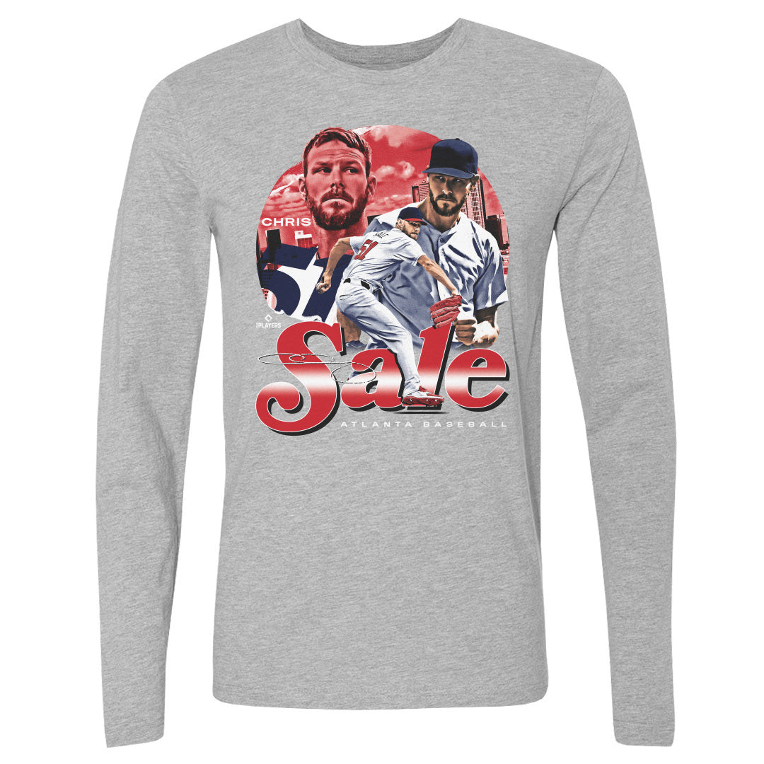 Chris Sale Men&#39;s Long Sleeve T-Shirt | 500 LEVEL