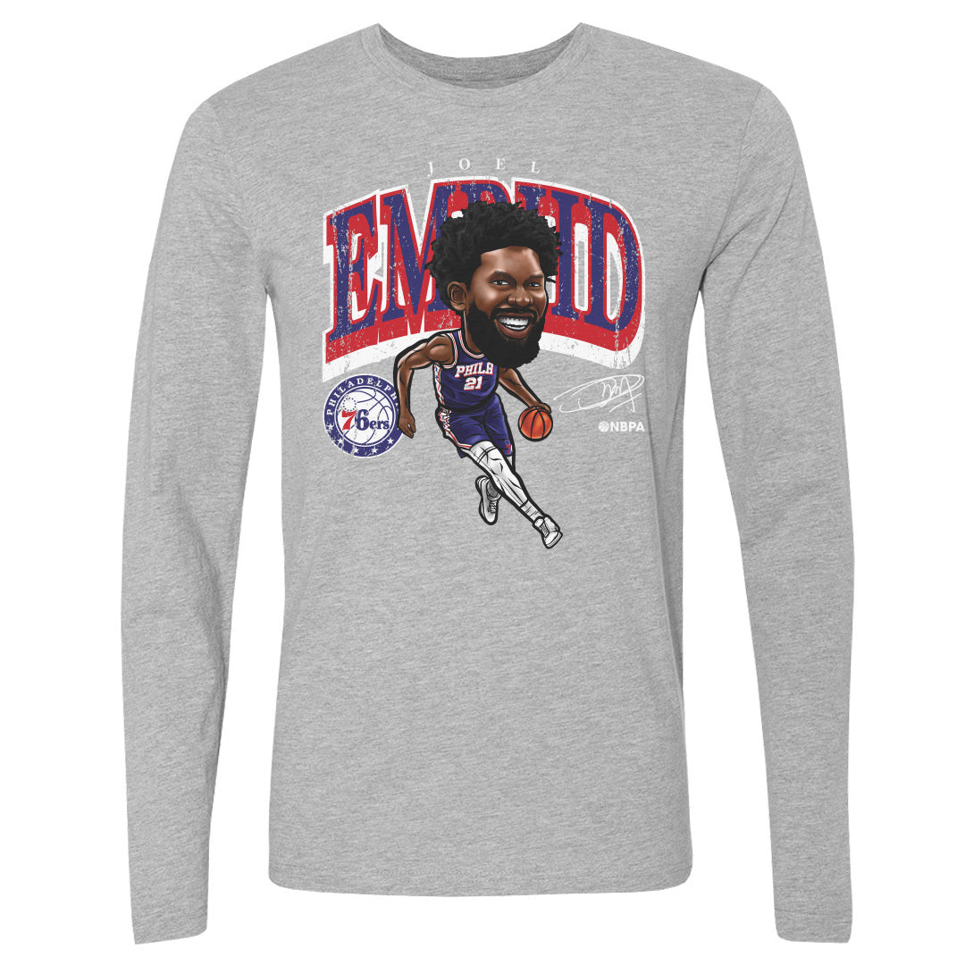 Joel Embiid Men&#39;s Long Sleeve T-Shirt | 500 LEVEL